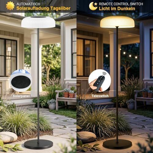 Lampade: Solar Stehlampe Outdoor USB C aufladbar – Nuovo e nell'imballaggio originale da Hundwil venduto da Stallone5 2