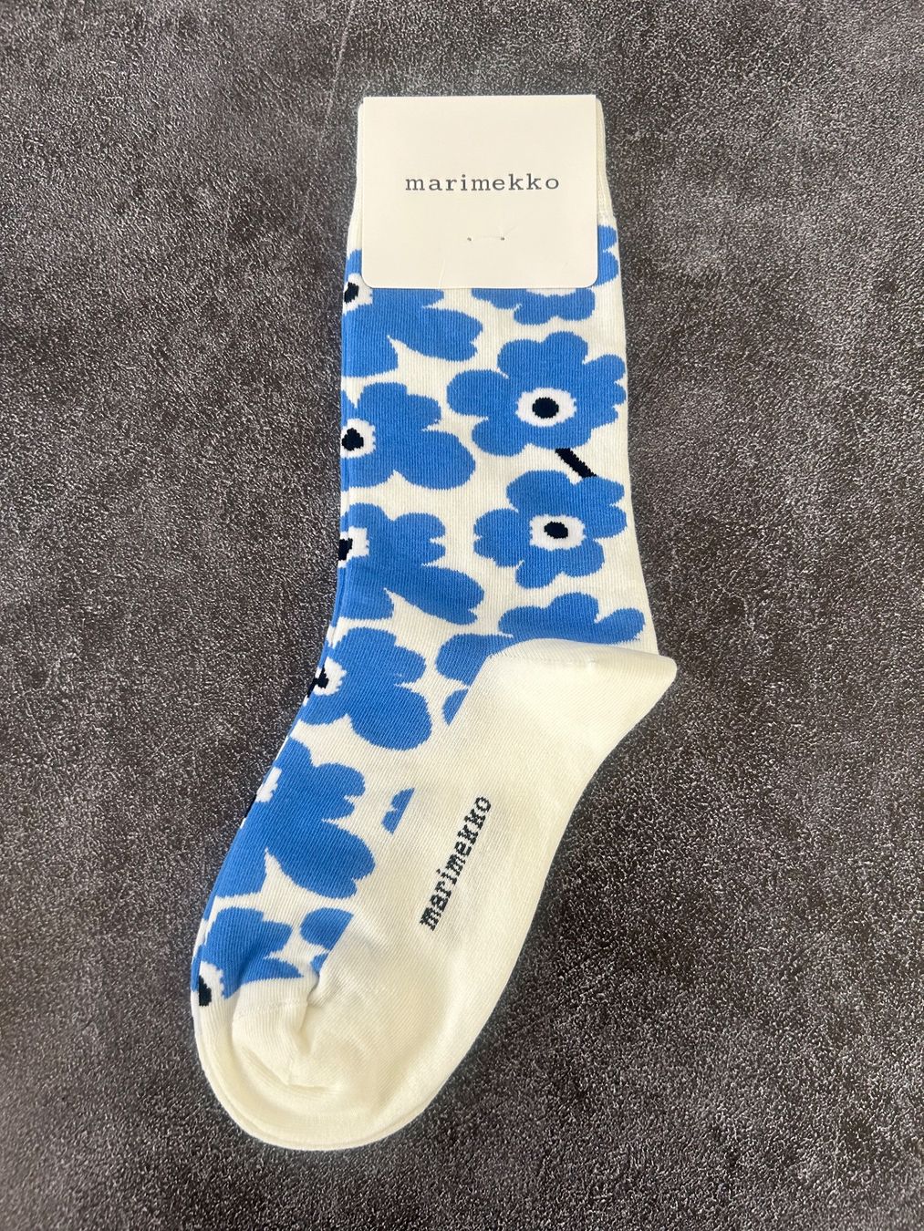 Socken: Marimekko socks pop-up flower print – Neu und originalverpackt aus Zürich von Ferienan 2