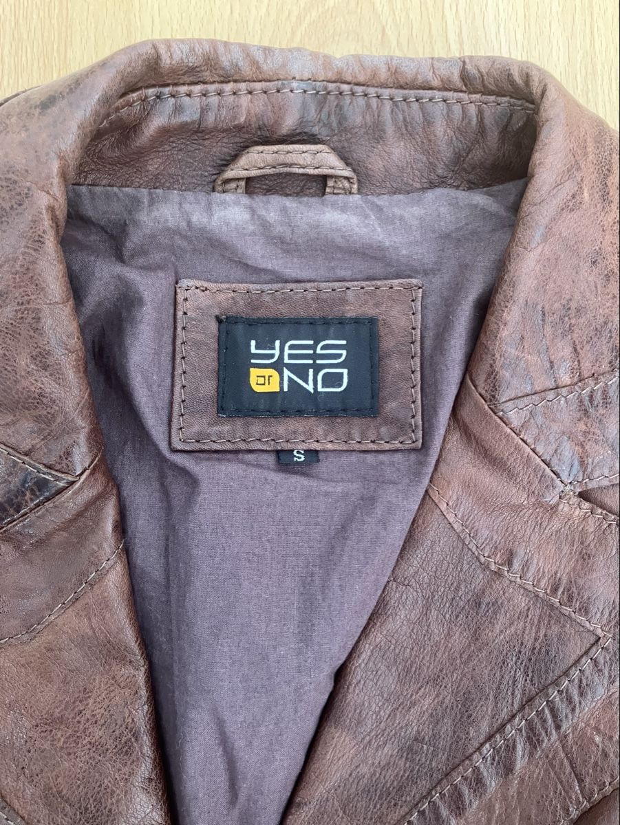 Yes Or No Giacche: Lederjacke dunkelbraun – Usato da Burgdorf venduto da blume016 4