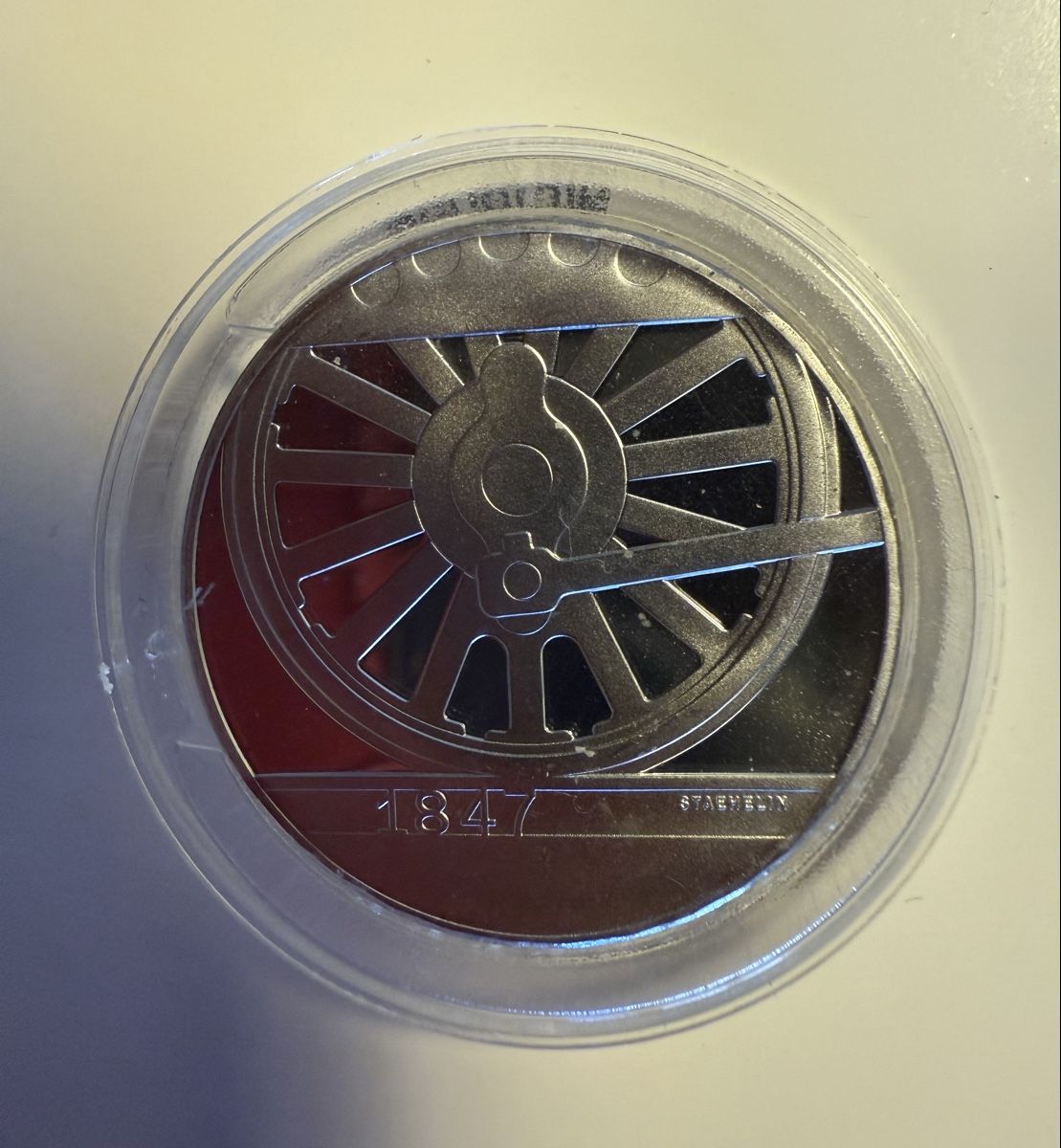 Alle Münzen: Pièce 20.- en argent commémorative 150ans CFF – Neu und originalverpackt aus St-Imier von frederique6 1