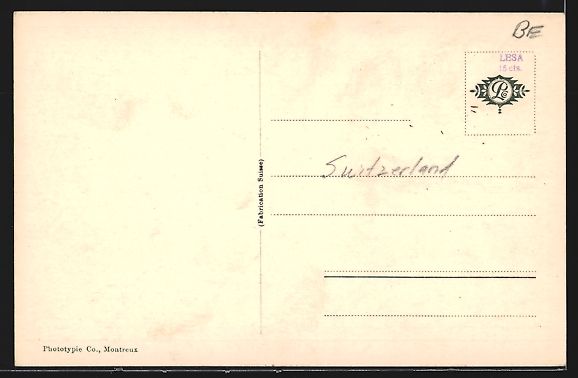 Cartoline postali: AK Gstaad, Teilansicht im Winter – Usato da Berlin venduto da bartko-reher 1