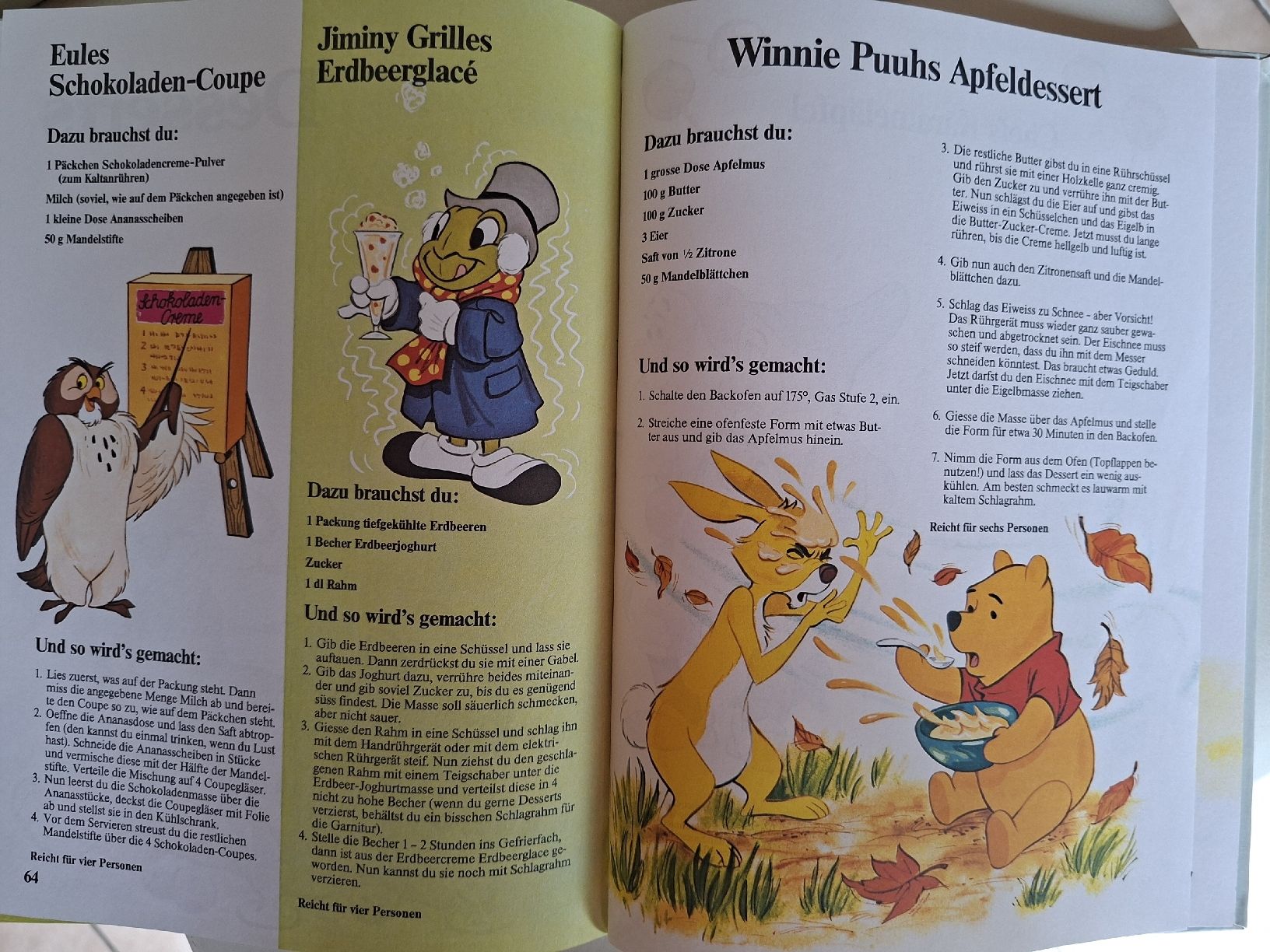 Livres: Altes Disney Kochbuch von 1985  – D'occasion à Schwanden Sigrisw par cadieux71 9
