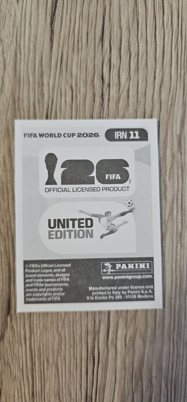 Panini Sammelbilder & Trading cards: World Cup Panini IRN 11 – Neu und originalverpackt aus Biel VS von volcom8702 1