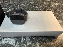 Apple Watch Ultra 3 49mm Black Ti Black Ocean Band