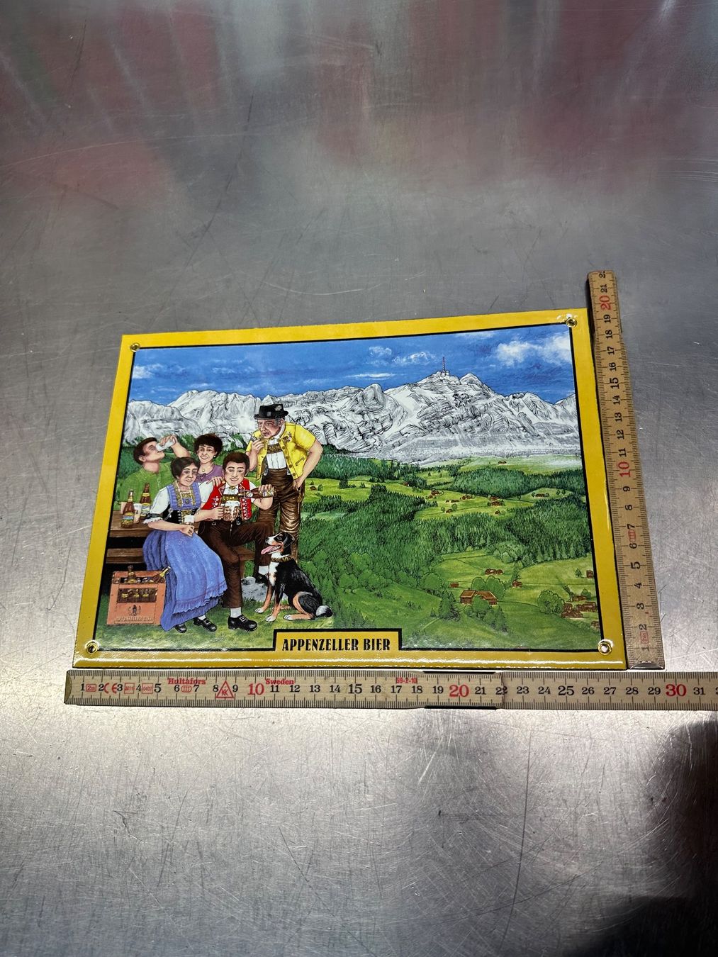 Insegne: Emailschild Appenzeller Bier Blech – Nuovo (secondo la descrizione) da Schwende venduto da weesli 5