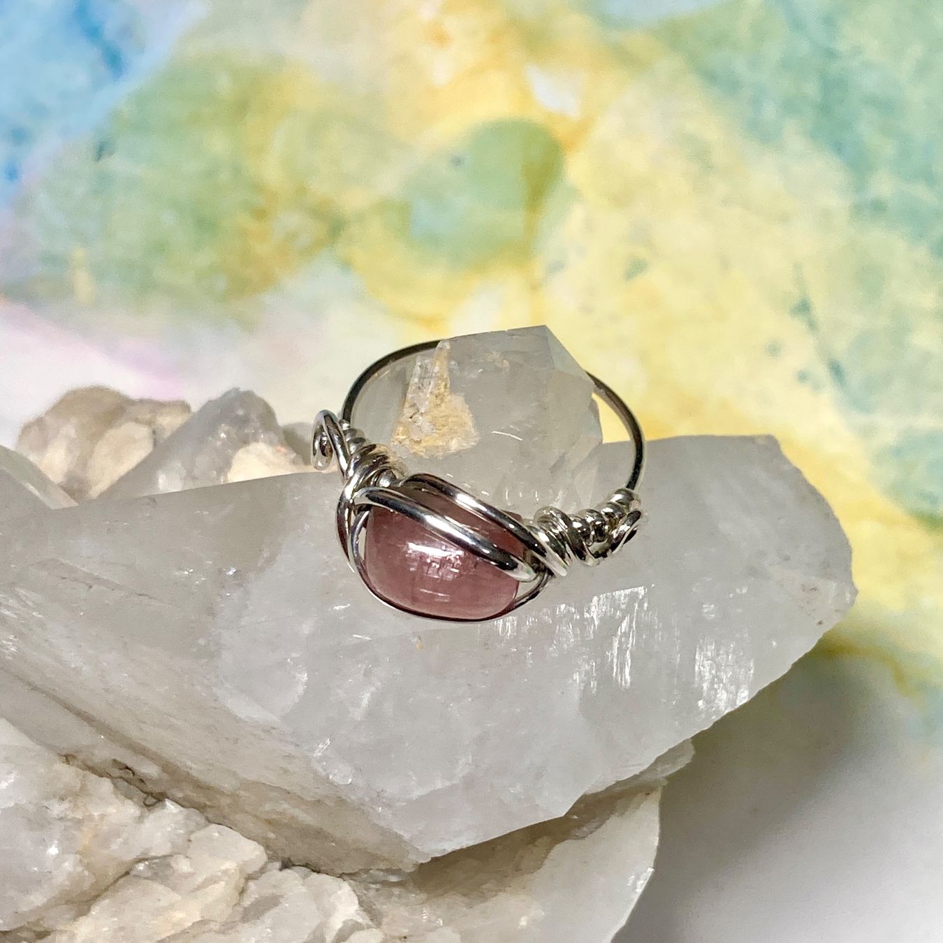Anelli: Handgefertigter rosa Turmalin Ring – Nuovo (secondo la descrizione) da Solothurn venduto da Kiki_Di 4