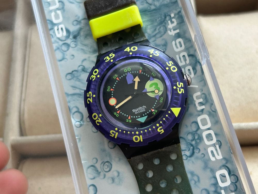 Swatch plongée discount