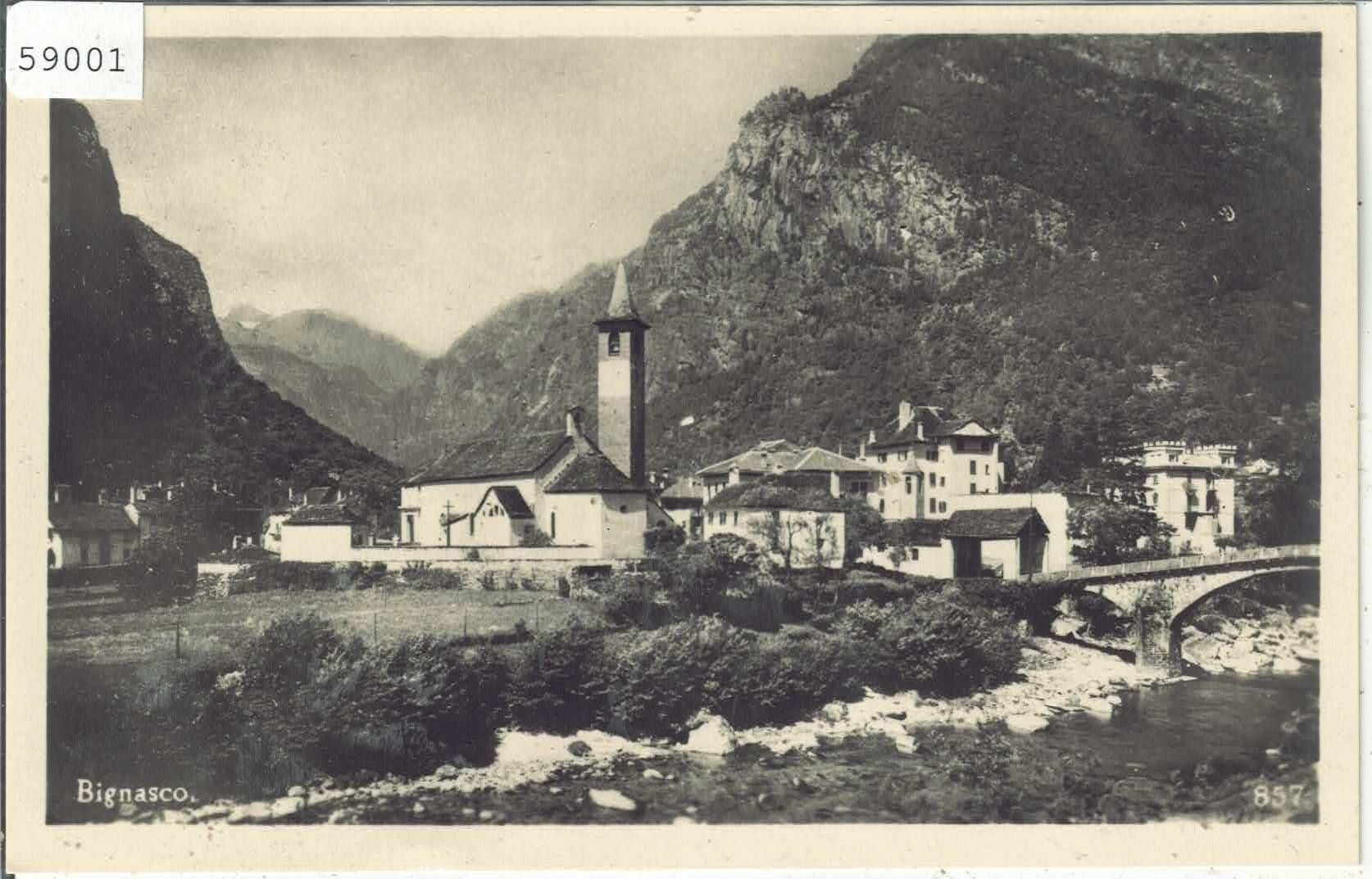 Cartes postales: Bignasco - Vue generale – D'occasion à Ettingen par Kartenplanet