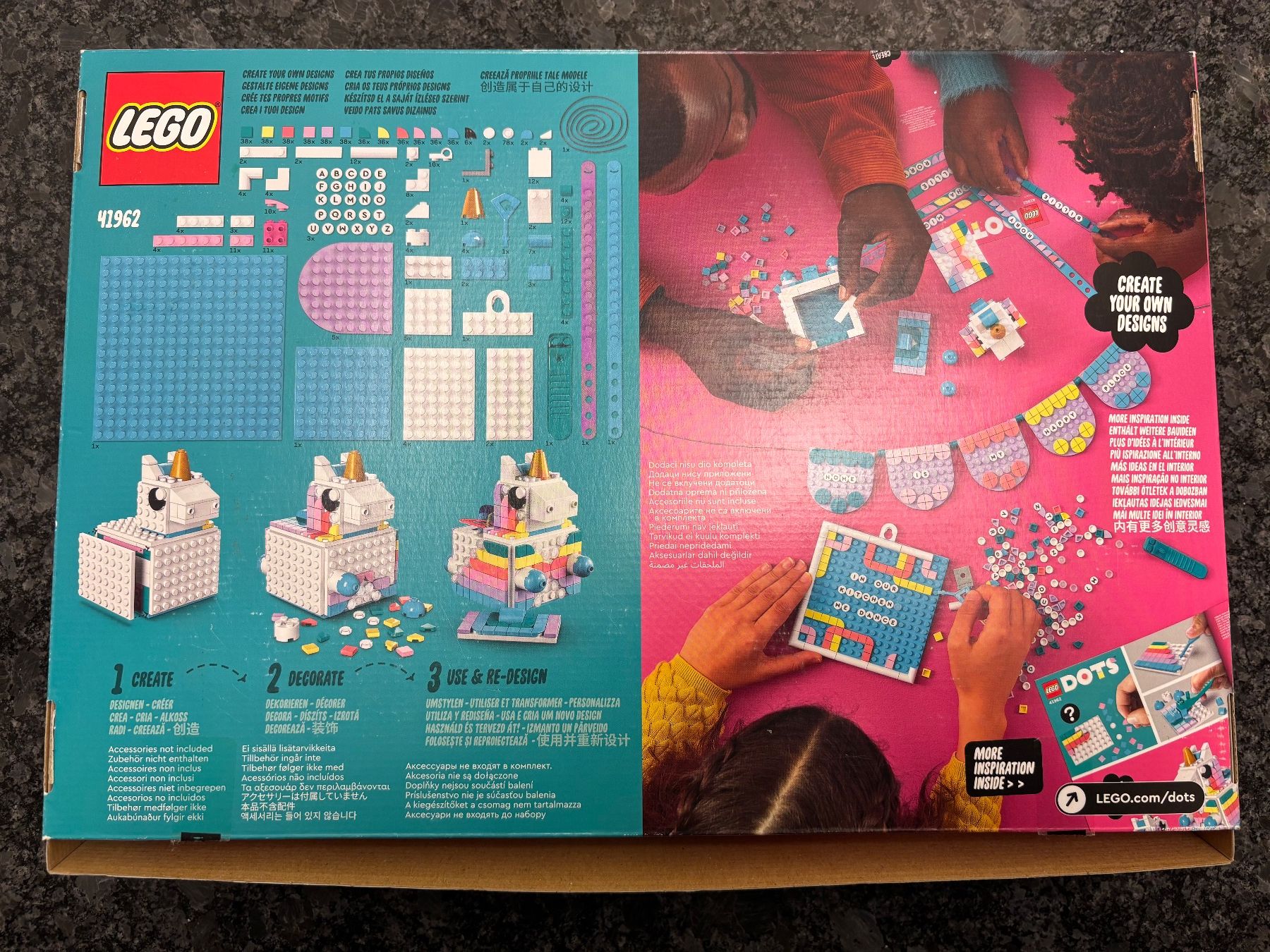 Lego Baukästen: LEGO DOTS Einhorn Kreativ-Set mit Originalverpackung – Gebraucht aus Sulz AG von FantasyHouse 1