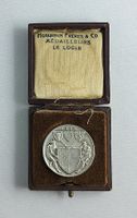0.900 Silber Medaille 1932 "600 Luzern im Bund 1332-1932"