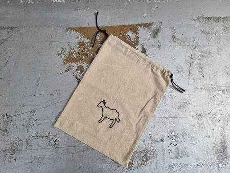 Stoff: Baumwollsack/Kordel "Sujet Esel"