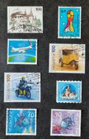 2-4-2 Timbres Helvetia oblitérés. Mix 1994, 1997, 2001, 2013