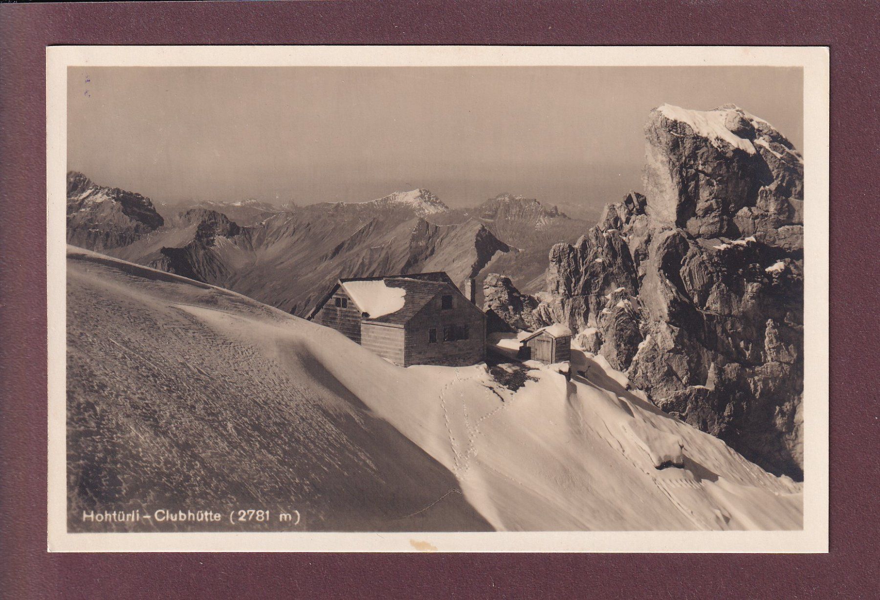Cartoline postali: HOHTÜRLI KLUBHÜTTE – Usato da Pully venduto da nicecards