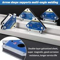 4 Stück Magnet-Schweisswinkel,  Magnet Winkel