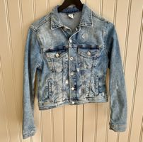 Veste en jean déchirée, taille S