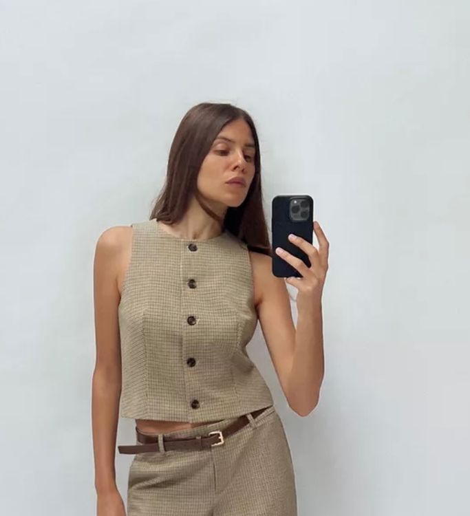 Zara Gilet & Giacche: Zara Weste kariert NEU Gr. S – Nuovo (secondo la descrizione) da Klingnau venduto da Vdado 1