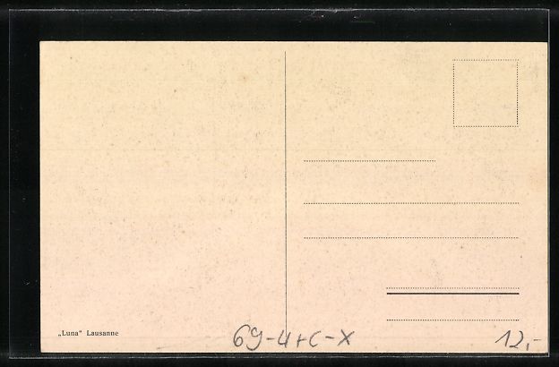Cartes postales: Lausanne, Asile des Aveugles, une lecon  – D'occasion à Berlin par bartko-reher 1