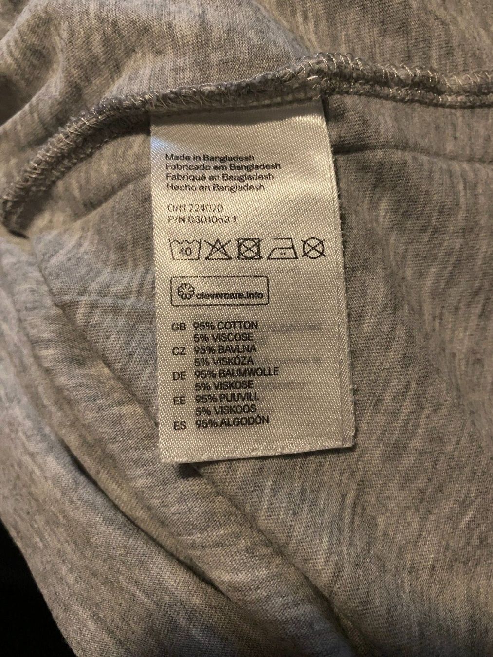 H&M Hemden, T-Shirts & Polos: H&M T-Shirt Grau Gr. S – Gebraucht aus Kriens von Blaecky98 4