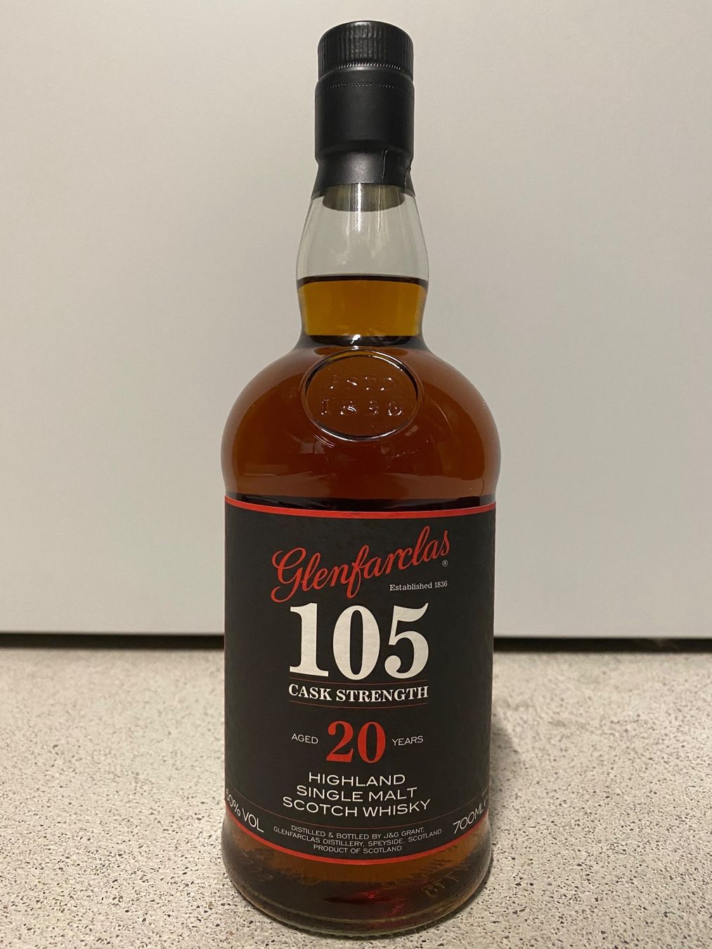 Glenfarclas Bevande alcoliche: Glenfarclas 20yo 105 – Nuovo e nell'imballaggio originale da Mönchaltorf venduto da Drammer 1