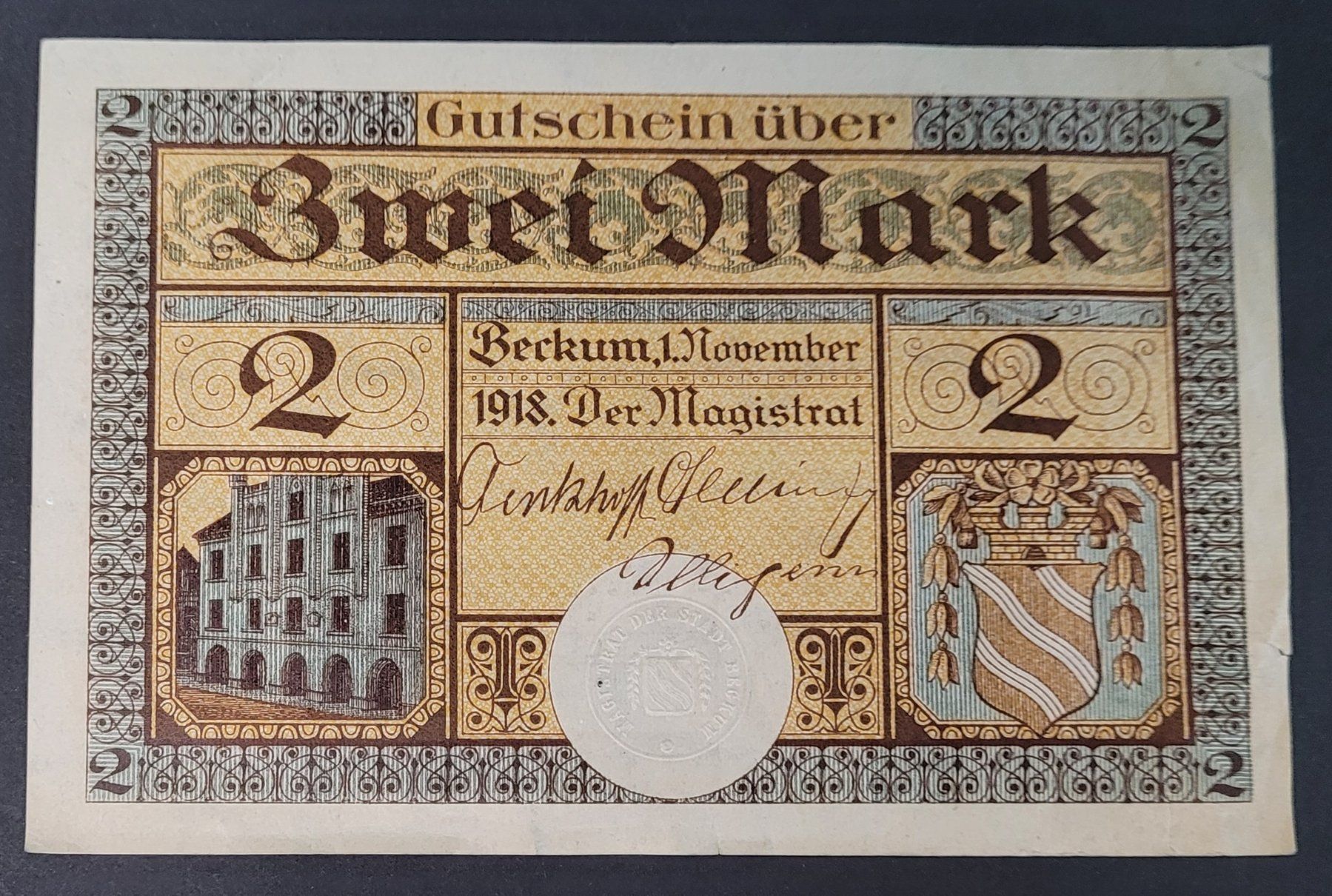Banconote: 2 MARK / BECKUM 1918 – Usato da Mumpf venduto da antonio_schweiz_961