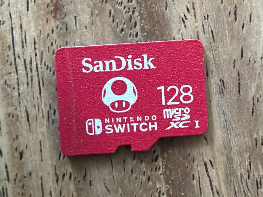 Sandisk Speicherkarten: SanDisk Micro SDXC 128GB Nintendo Switch Karte – Gebraucht aus Oberweningen von Achille.3
