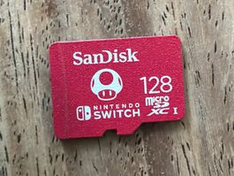 SanDisk Micro SDXC 128GB Nintendo Switch Karte