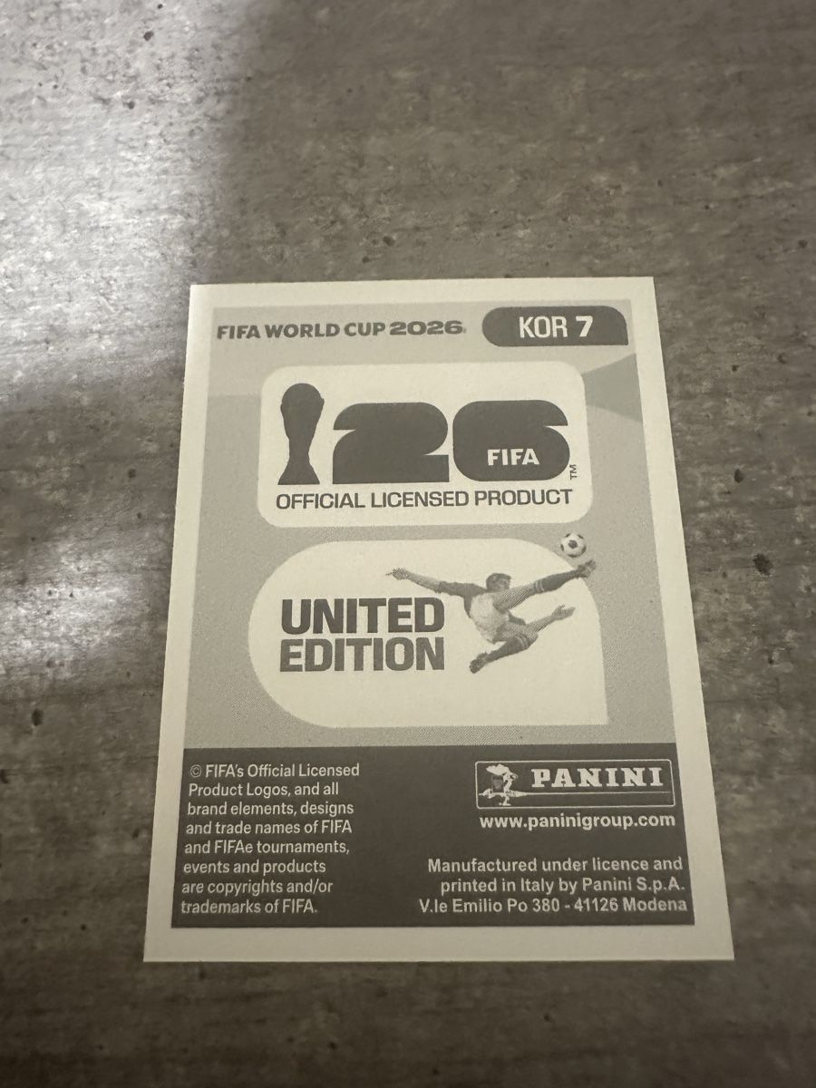 Panini Carte collezionabili: KOR 7 , FIFA WORLD CUP 2026 PANINI  – Nuovo (secondo la descrizione) da Frauenfeld venduto da 1PegPeg1 1