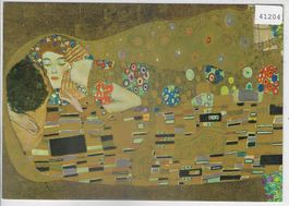 Gustav Klimt - Der Kuss (Ausschnitt) 1907/08