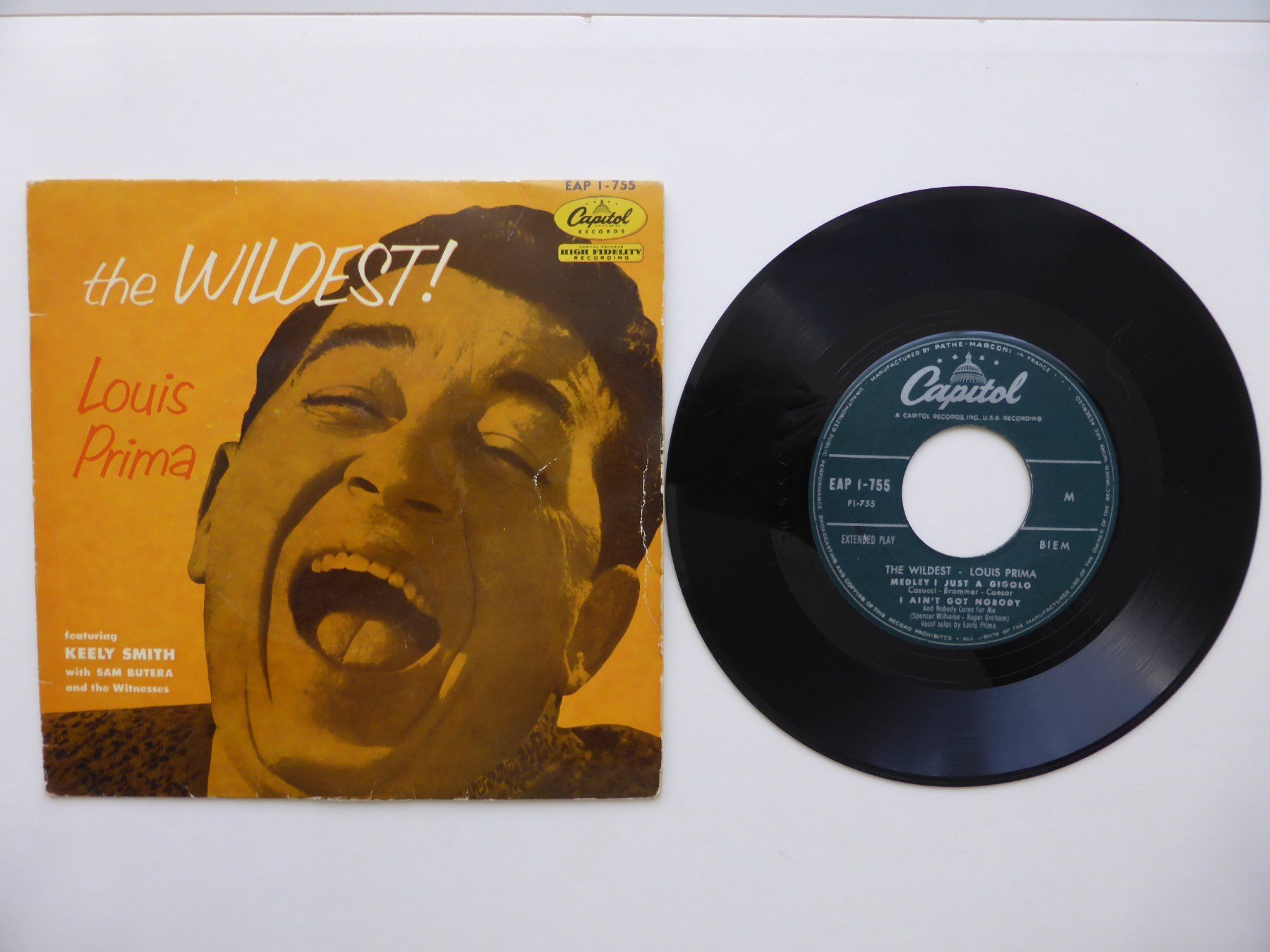 Dischi in vinile: VINYL SINGLE  EP  LOUIS PRIMA feat. KEELY SMITH – Usato da Küssnacht am Rigi venduto da Mondkinder