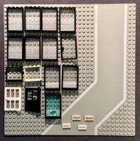 Lego 6386 Building Plate and Windows
