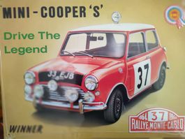 Blechschild MINI COOPER S- Winner Rallye Monte- Carlo 1964