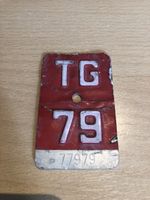 Nr. 77979Vintage TG 79 Veloplakette - Seltenes Sammlerstück!