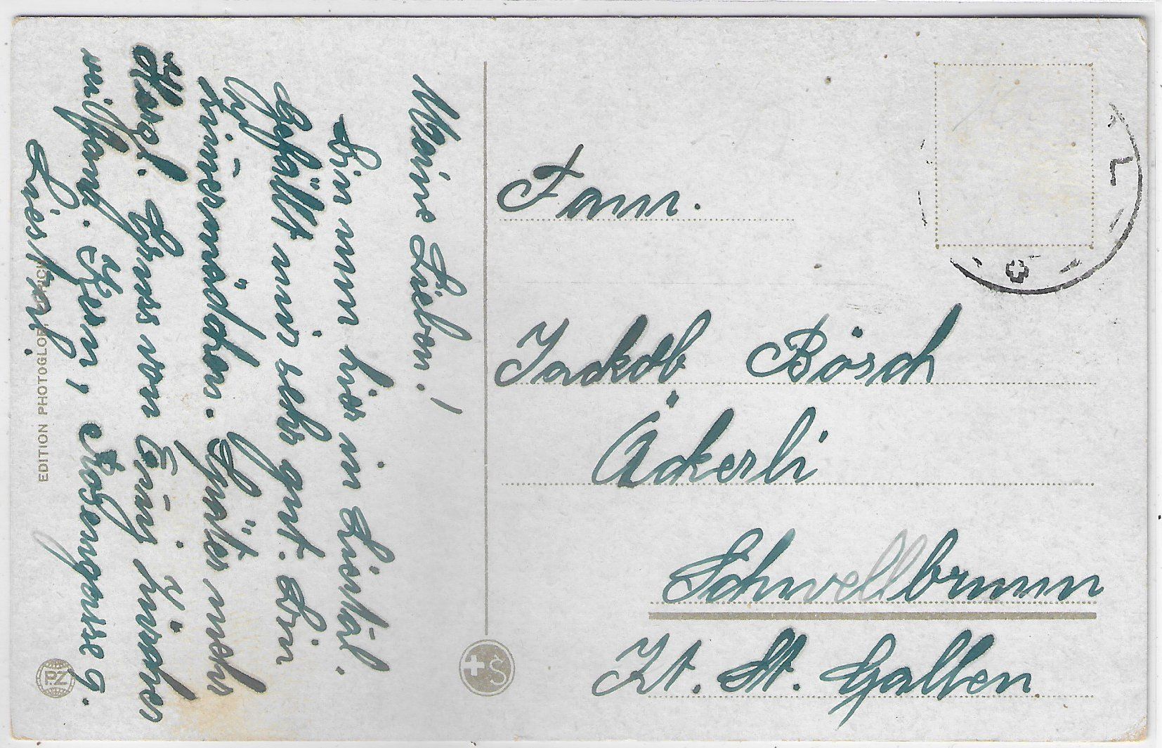 Cartoline postali: Liestal - Obertor - Innenansicht - Litho – Usato da Ettingen venduto da Kartenplanet 1