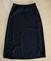 Rock schwarz Leinen / Viscose Gr. L