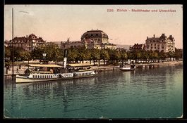AK Zürich, Stadttheater und Uto-Schloss