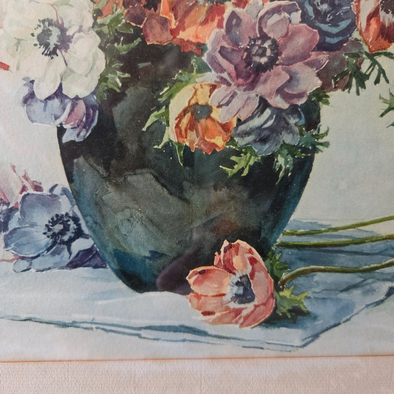 Foto & Immagini: Aquarell Blumenbild von Pierre Chàtillon – Usato da Gossau SG venduto da tenerife11 2