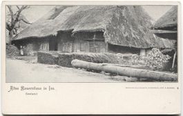 LANDWIRTSCHAFT/STROHDACHHAUS 1900 Ins BE