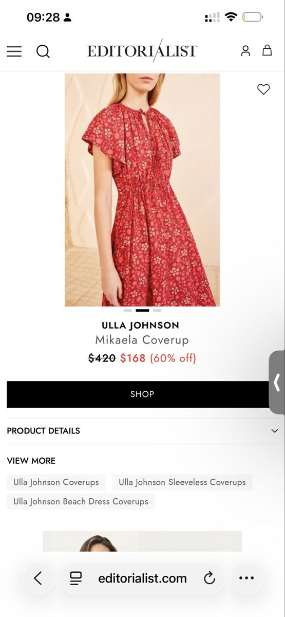 Ulla Johnson Robes: Ulla Johnson Mikaela coverup – Neuf (Voir description) à Rain par thesta24 5