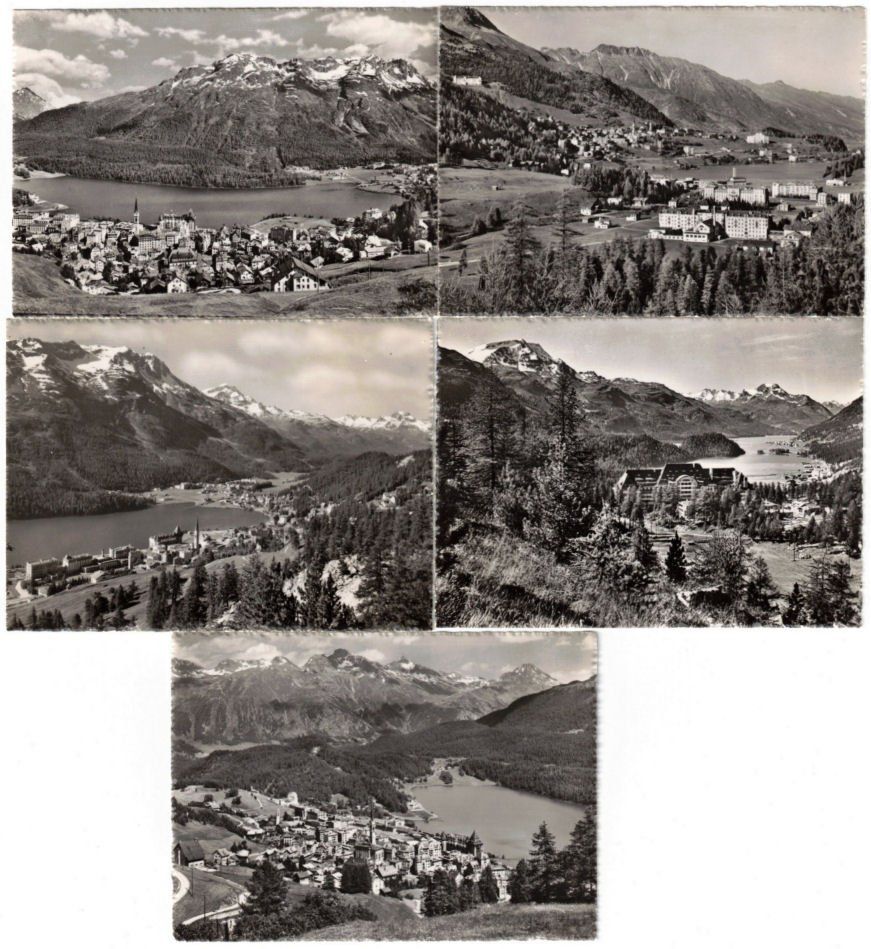Poster & Bilder: St. Moritz Foto-Karten 5 Stk. – Gebraucht aus Binningen von Mountainrider