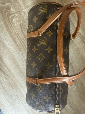Sac Papillon comme toile monogramme marron