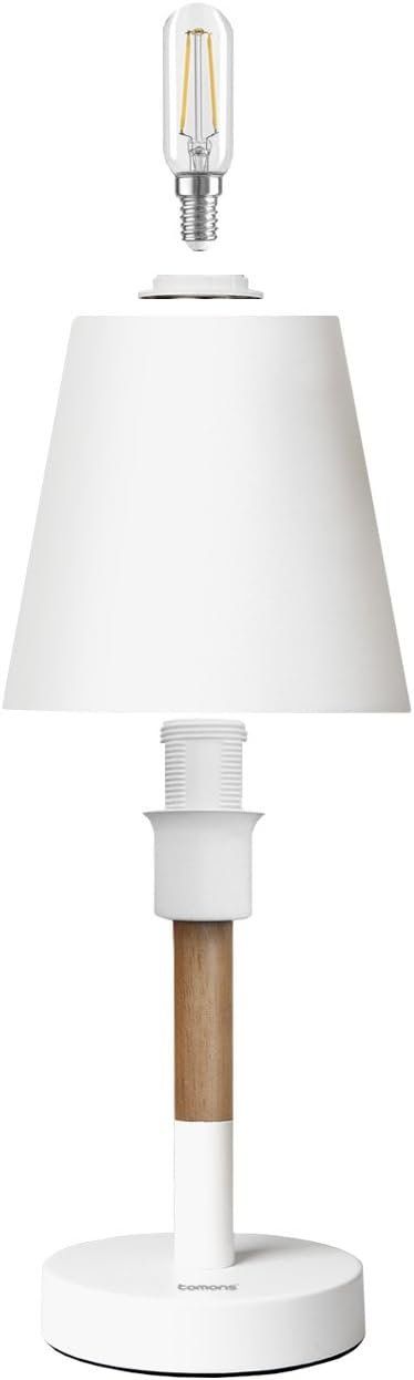 Lampade: 2er Set LED Nachttischlampe aus Holz – Nuovo e nell'imballaggio originale da Nuglar venduto da SaleRitter 7