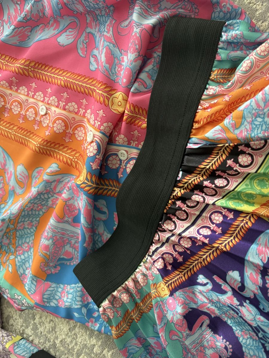 Lotti di vestiti: Sommer Set, Rock und Bluse mit Muster, Grösse S/36 – Usato da Zürich venduto da Anushka86 3