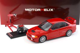 Mitsubishi Lancer EVO 4 Palmared 1999 with engine 1/18 NEU