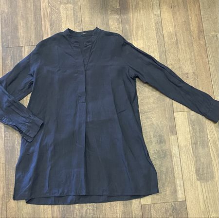 Joseph Luxus Longbluse Leinen Anthrazit 38 neuw 
