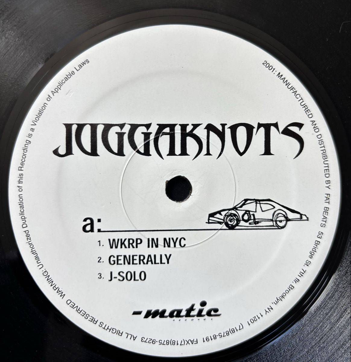 Dischi in vinile: Juggaknots - WKRP In NYC 12" VG+/VG+ – Usato da Neuchâtel venduto da Deivid2 1