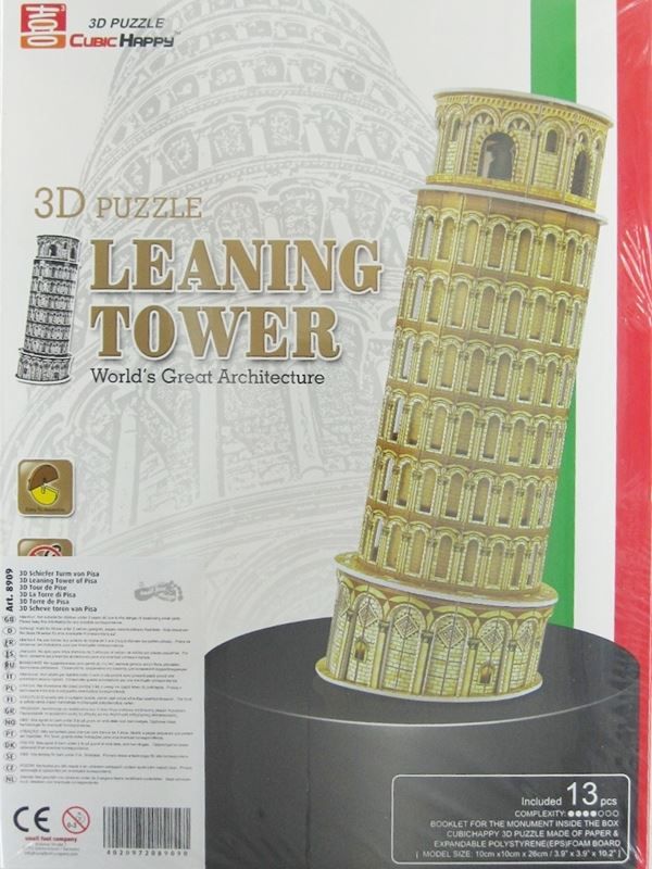 Puzzle: 3D-Puzzle Schiefer Turm von Pisa – Nuovo e nell'imballaggio originale da Wettingen venduto da Swala 1