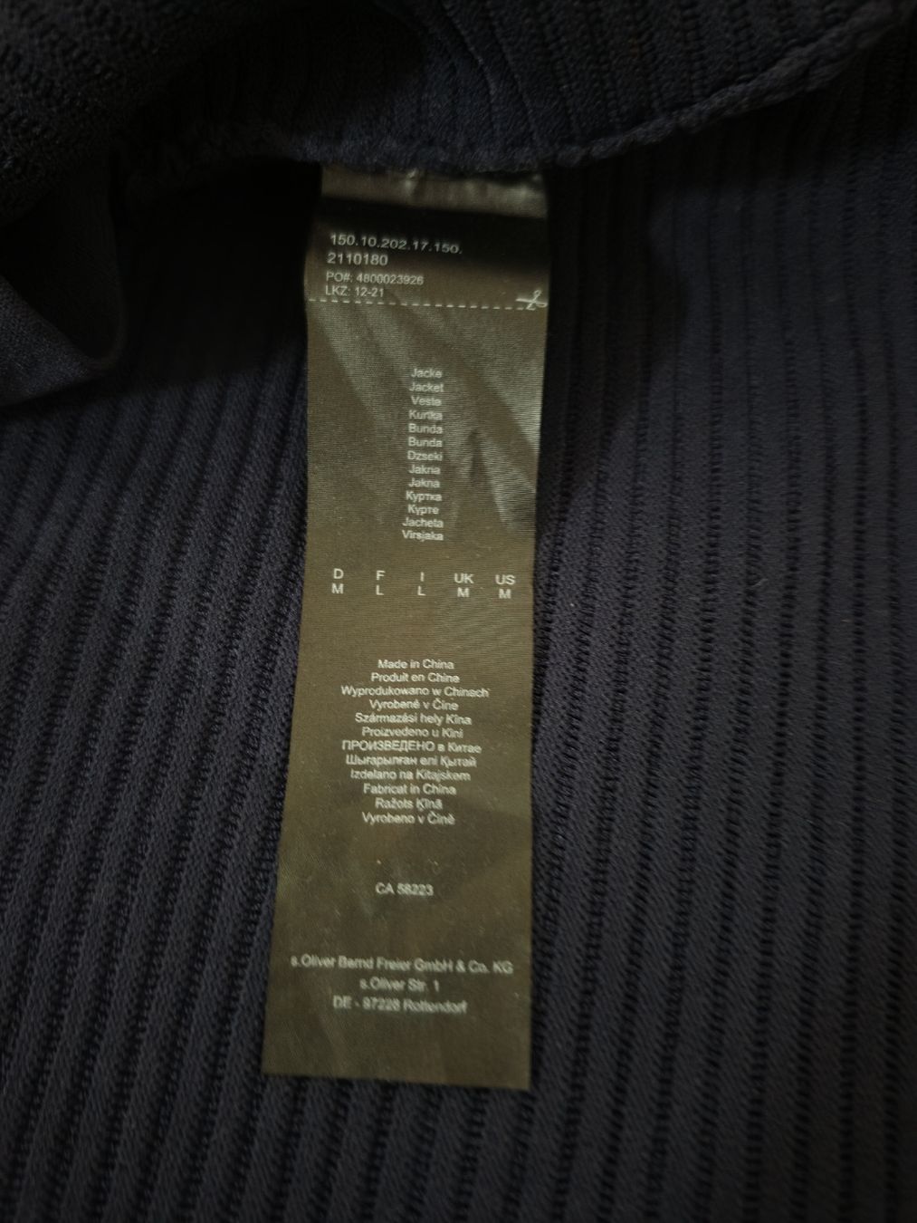 S.Oliver Giacche: s.oliver jacke – Nuovo e nell'imballaggio originale da Zürich venduto da ege_2ghf 2