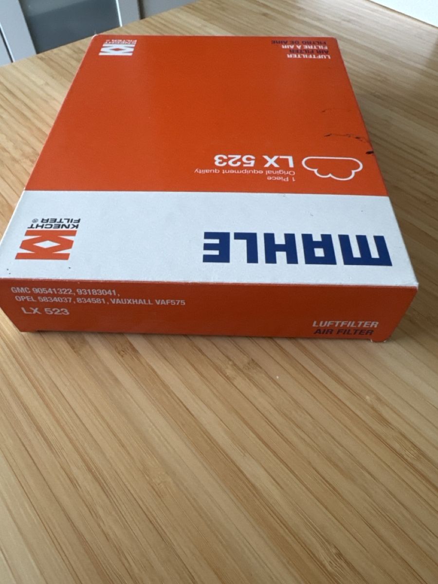 Ventilation: Mahle LX523 Luftfilter – Neuf avec emballage d'origine à Adliswil par vvII 1