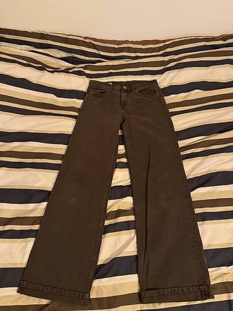 Jean marron taille basse S