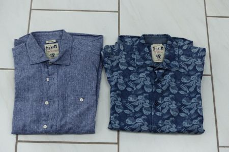 2x  Denim Nils Sundström Hemd - Grösse Med